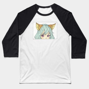 Anime Fox Girl Baseball T-Shirt